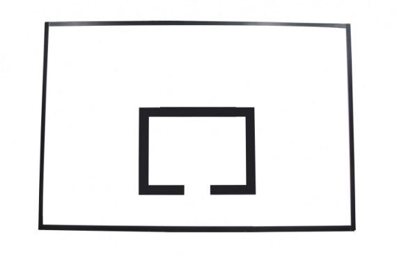 Tabela de Basquete em Compensado Naval Klopf 1023 - 1,20m x 0,80m x 0,05m - Imagem 4