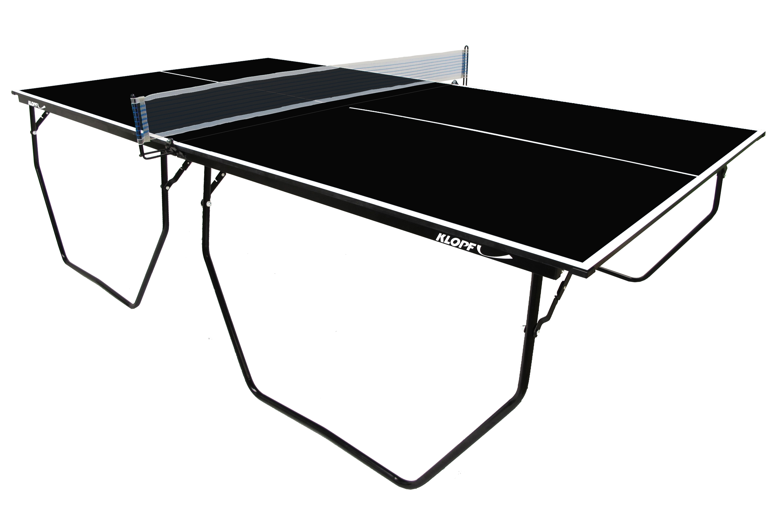 Mesa Ping Pong / Tenis De Mesa Oficial 15mm MDP Klopf 1087 Preta 2,74 x 1,52 - Imagem 2