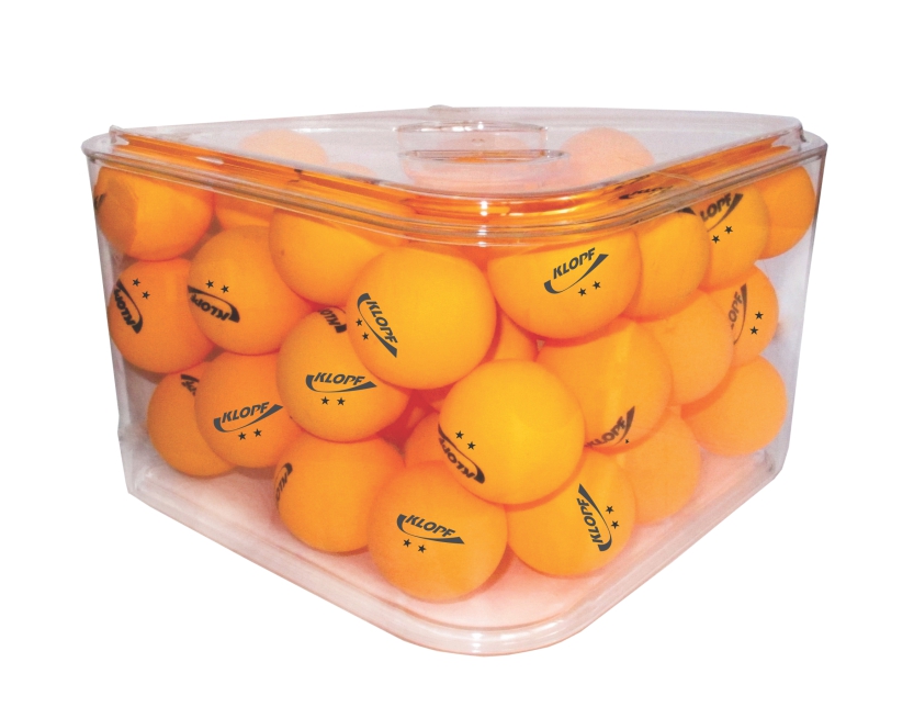 Pote com 36 bolas para ping pong , tenis de mesa , bolinhas LARANJA , ORIGINAL KLOPF 5081