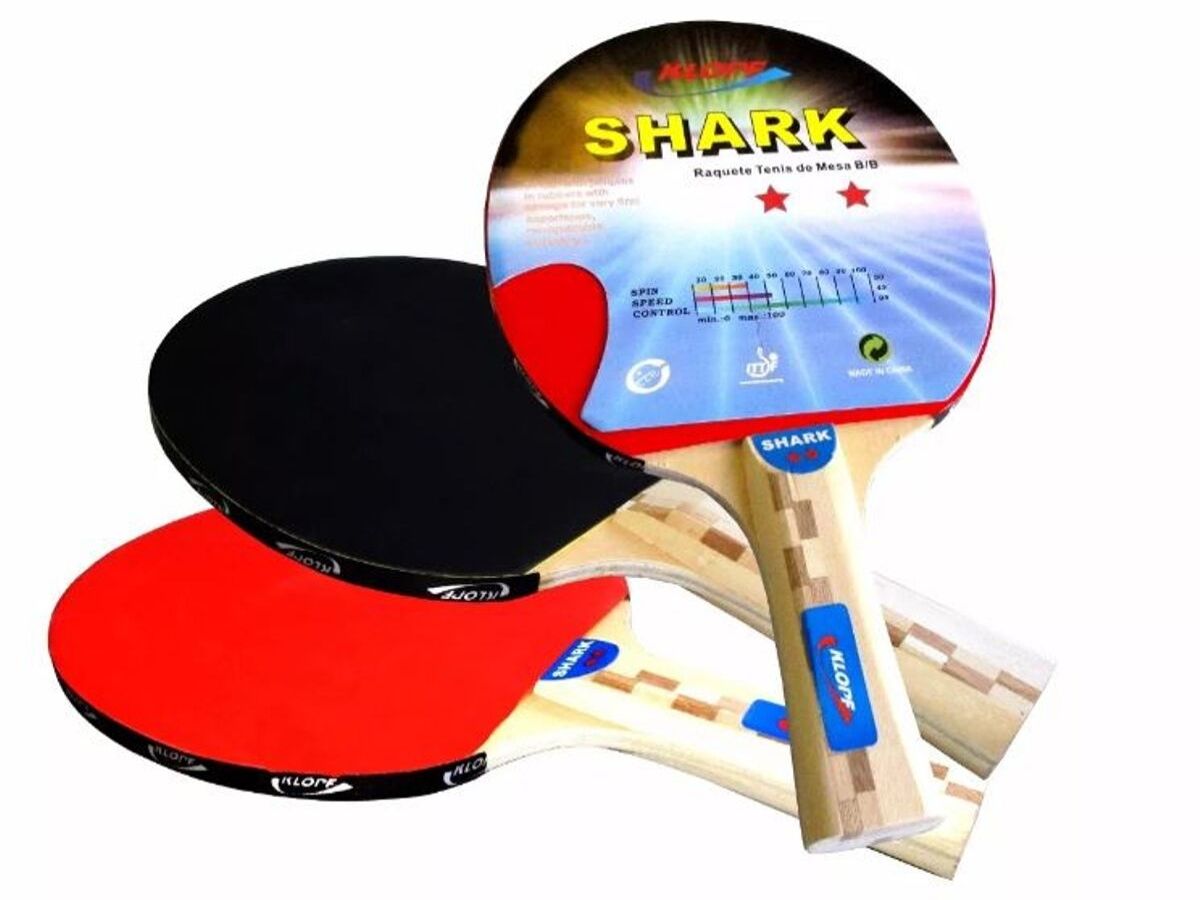 Raquete De Tenis De Mesa Shark Ping Pong Klopf 5015 Original - Imagem 2
