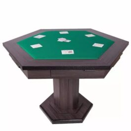 Sextavada c/ 2 Gavetas -Linha Ébano Escuro – 1,29 x 1,29 x 0,20 – Procopio