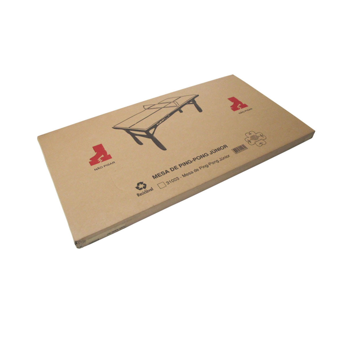 Tênis Mesa Ping Pong Junior 12mm Pés Dobráveis (1,52 x 0,82 x 0,06) Klopf 1003 - Imagem 6