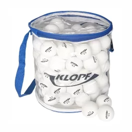 Bolsa com 100 Bolas Brancas de Tênis de Mesa Ping Pong