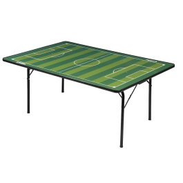 Mesa de Futebol de Botão Oficial Klopf 1025 - 18mm MDP com Pés Dobráveis (1,87m x 1,20m x 0,05m)