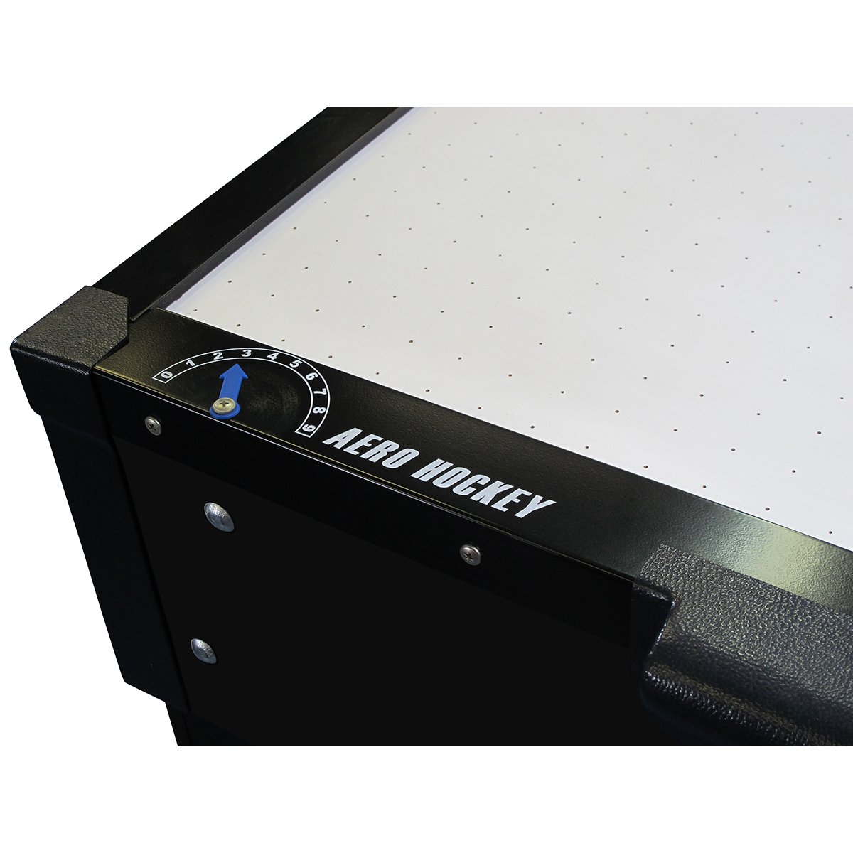 Mesa de Aero Hockey Preta 2,14m x 1,09m x 0,22m com Contador + Kit 1048 - Imagem 4