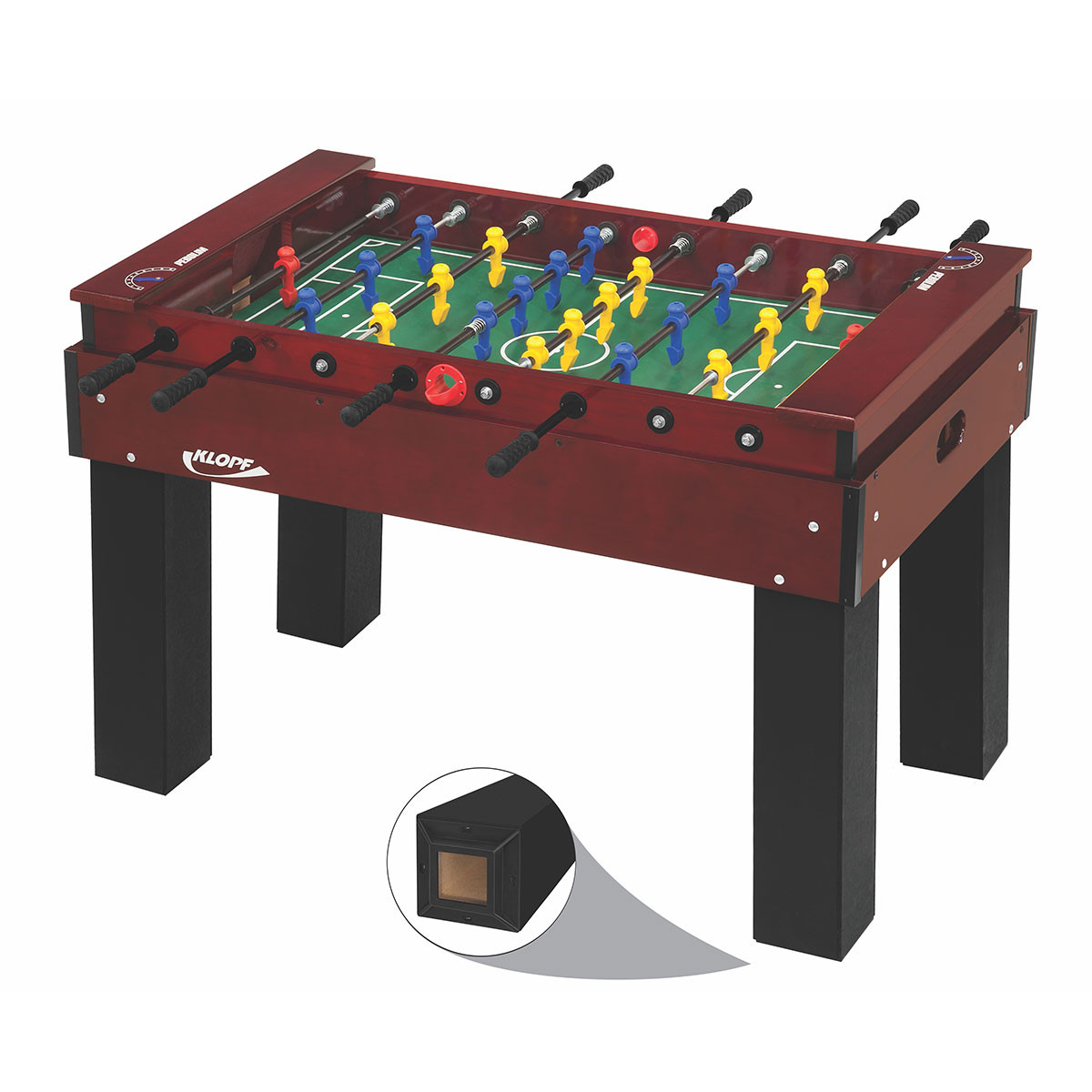 Pebolim MesaTotó Luxo Oficial Varão Embutido 1,40x1,17x0,30 - 1051 - Imagem 4