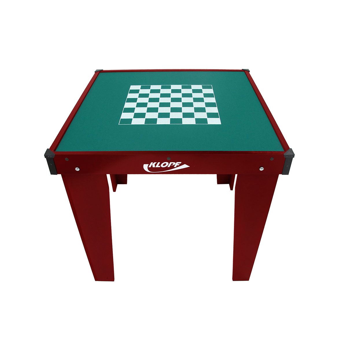 Mesa de Jogos Dominó Xadrez Dama Verniz 84x84x0,20cm - 1078 - Imagem 3