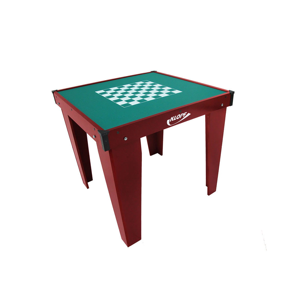 Mesa de Jogos Dominó Xadrez Dama Verniz 84x84x0,20cm - 1078 - Imagem 4