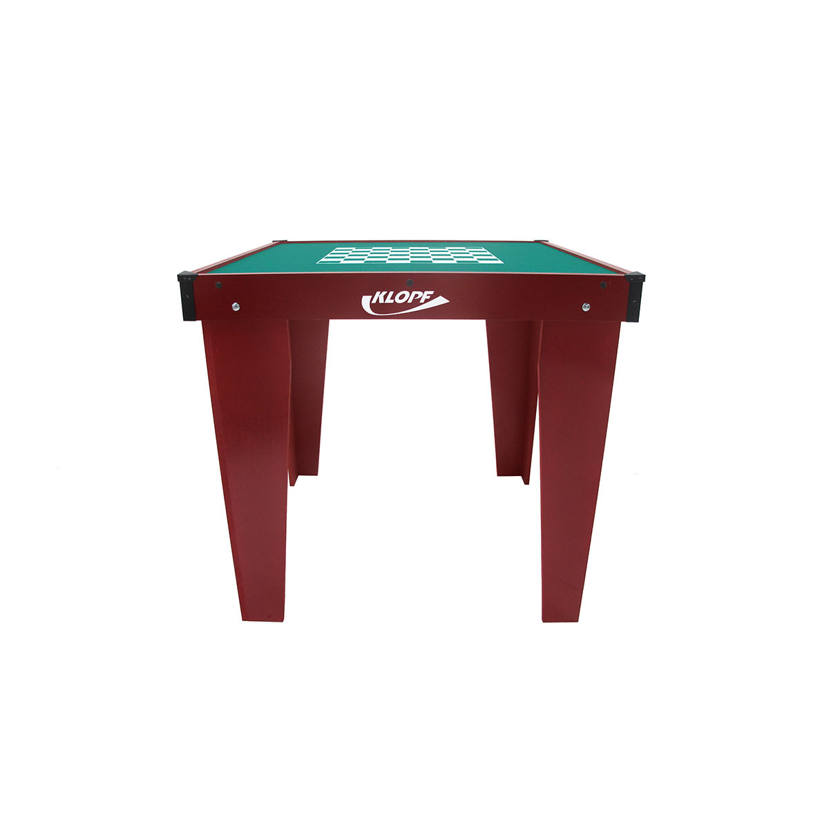 Mesa de Jogos Dominó Xadrez Dama Verniz 84x84x0,20cm - 1078 - Imagem 2