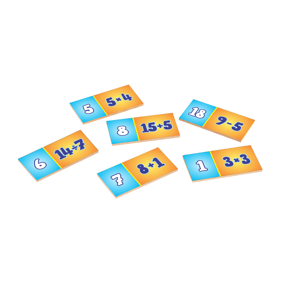 Dominó 4 Operações - MDF - Carlu 1515 - Imagem 2