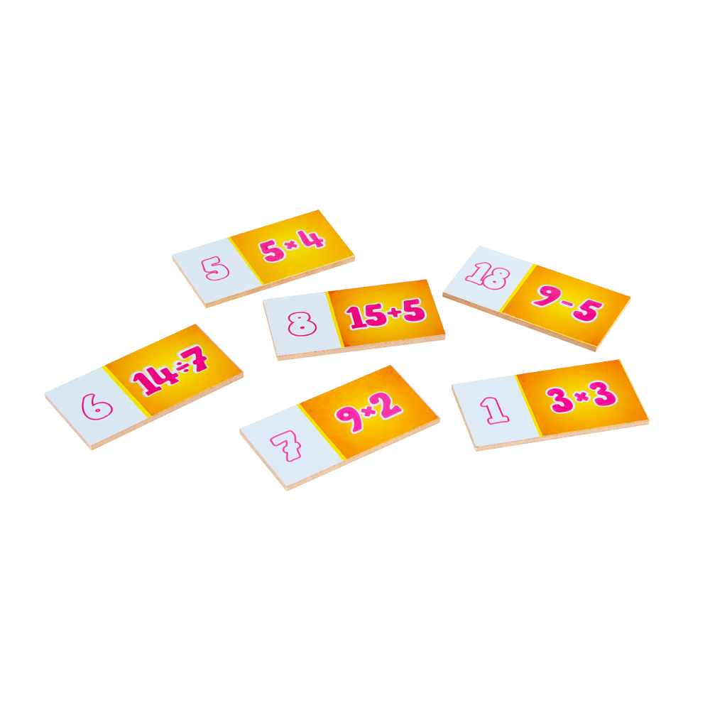 Dominó 4 Operações - MDF - Carlu 1515 - Imagem 3