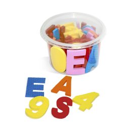 Alfabeto Móvel em EVA pote com 46 peças Carlu 0010
