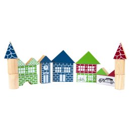 Brinquedo Pequeno Engenheiro  Madeira  50 Peças – Carlu 1121