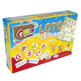 loto leitura mdf - 130 pc cx papel - Carlu