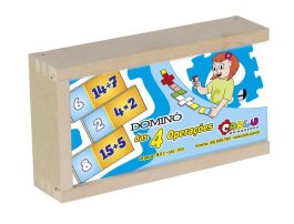 Dominó 4 Operações – MDF – Carlu 1515
