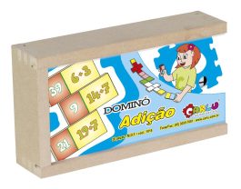 Dominó Adição MDF – Carlu – 1018