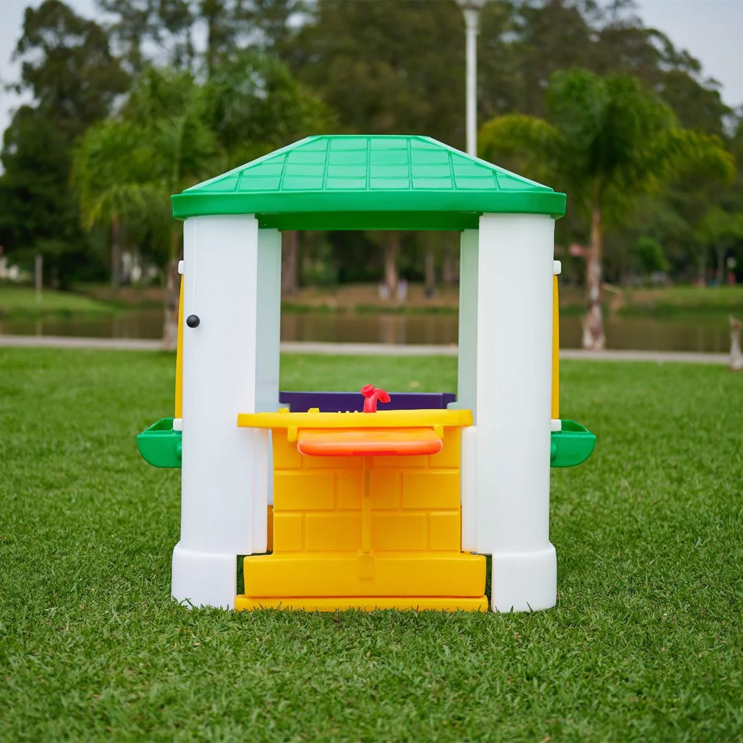 Casinha de Brinquedo e Boneca Infantil Sem Cerquinha - Imagem 2