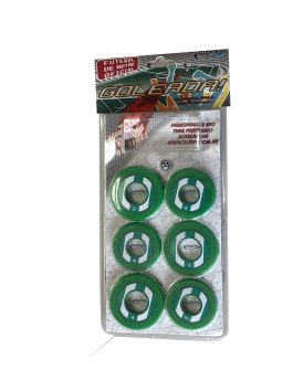 Jogo , Time futebol botão verde e branco Klopf 4094