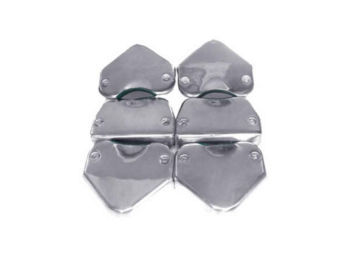 Jogo Caçapa Aluminio Polida Mesa Bilhar Sinuca Campineira - Imagem 4