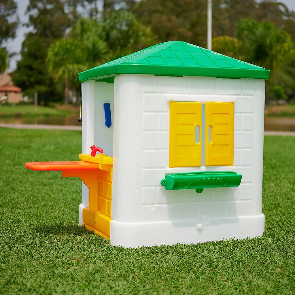 Casinha de Brinquedo e Boneca Infantil Sem Cerquinha - Imagem 3