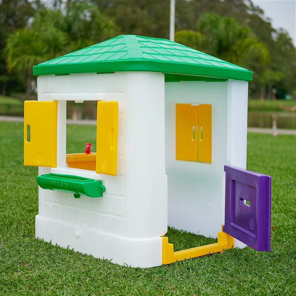 Casinha de Brinquedo e Boneca Infantil Sem Cerquinha - Imagem 4