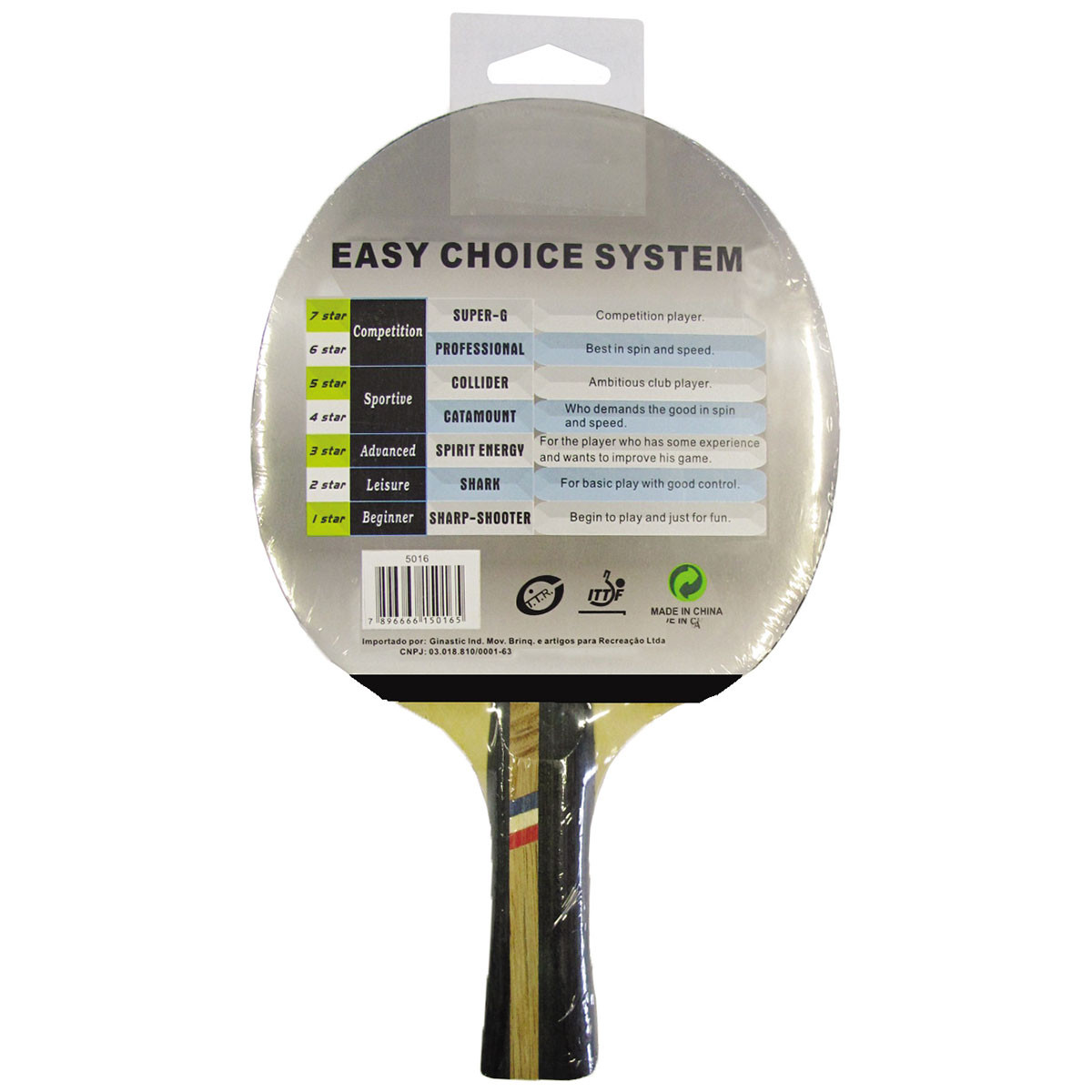 Raquete Individual Catamount 4 estrelas Original 5016 - Imagem 6