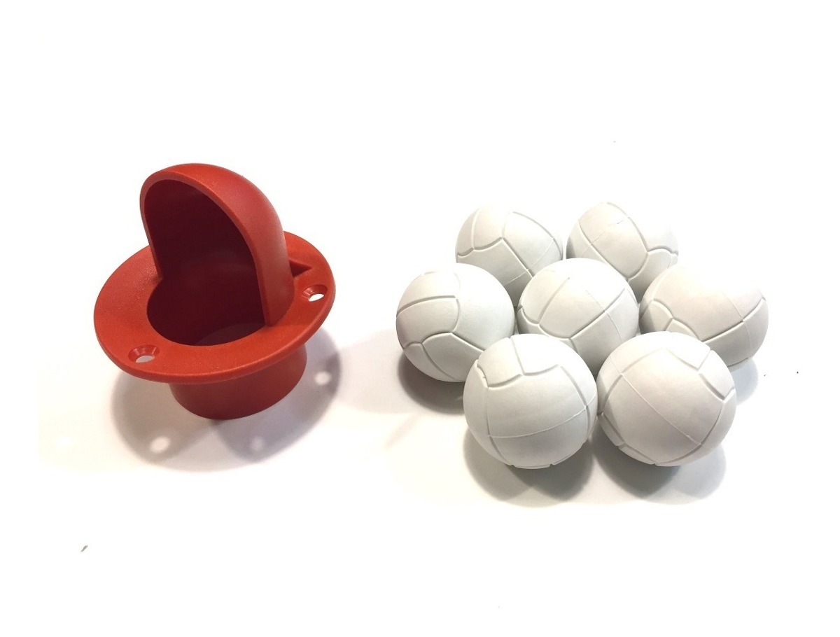 7 Bolas De Pebolim Totó Pesadas E Cachimbo Pebolim - Imagem 3