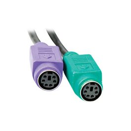 Cabo Adaptador Usb Macho X 2 Ps2 Femea Teclado E Mouse