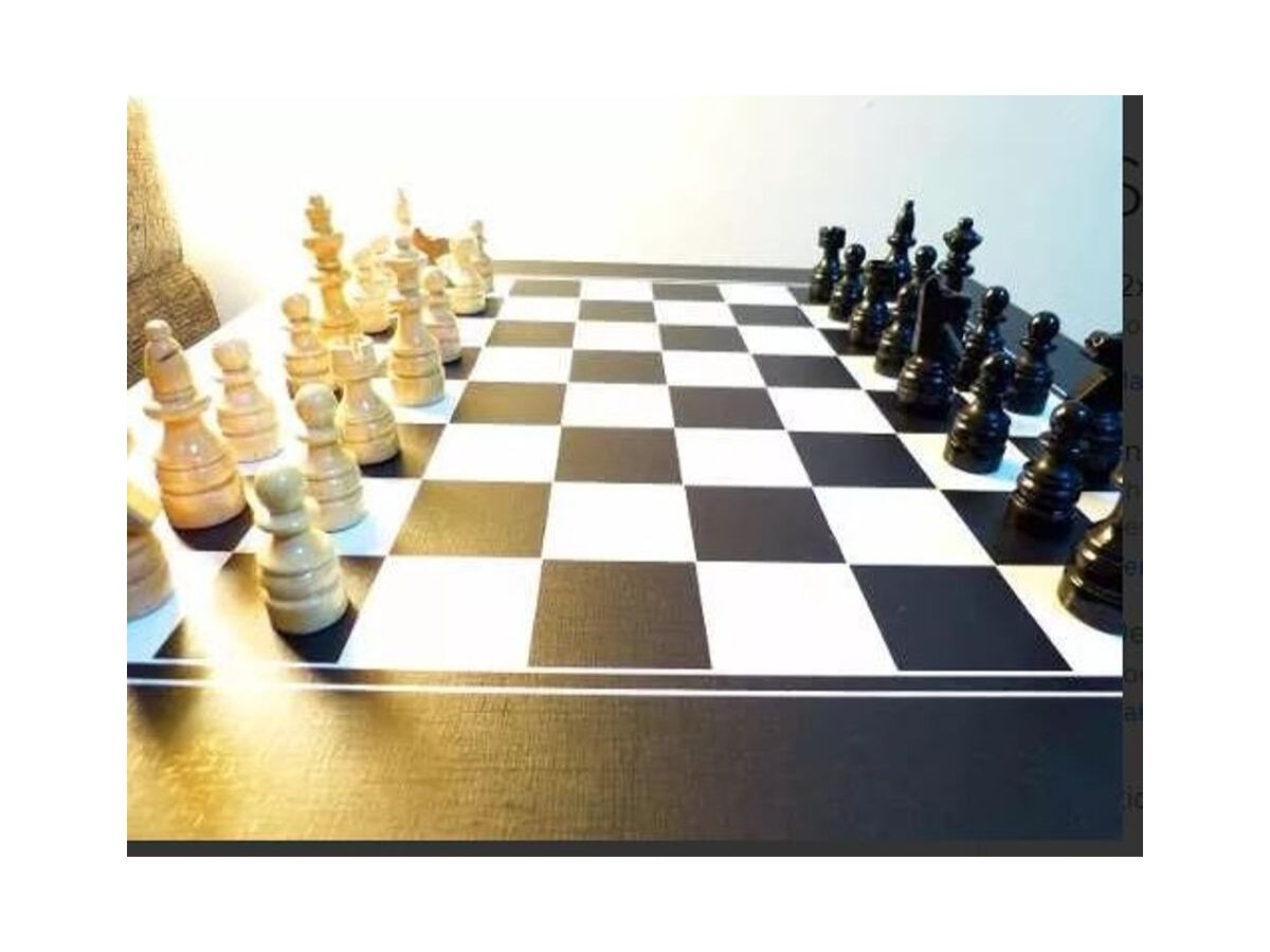 Peças Para Jogo De Xadrez Em Madeira Maciça Oficial - Imagem 3