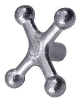 Kit Com Triangulo E Cruzeta Puxa Saco Metal Bilhar Sinuca