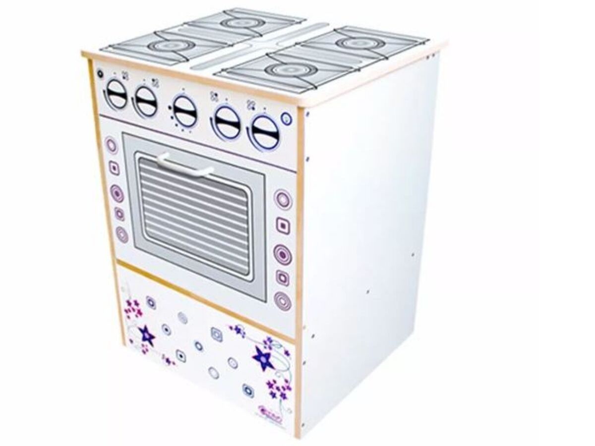 Fogão de Cozinha Infantil - Mdf Imitação - Imagem 3