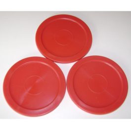 kit com 3 Discos 6,4cm X 4mm Air Game / Air Hockey