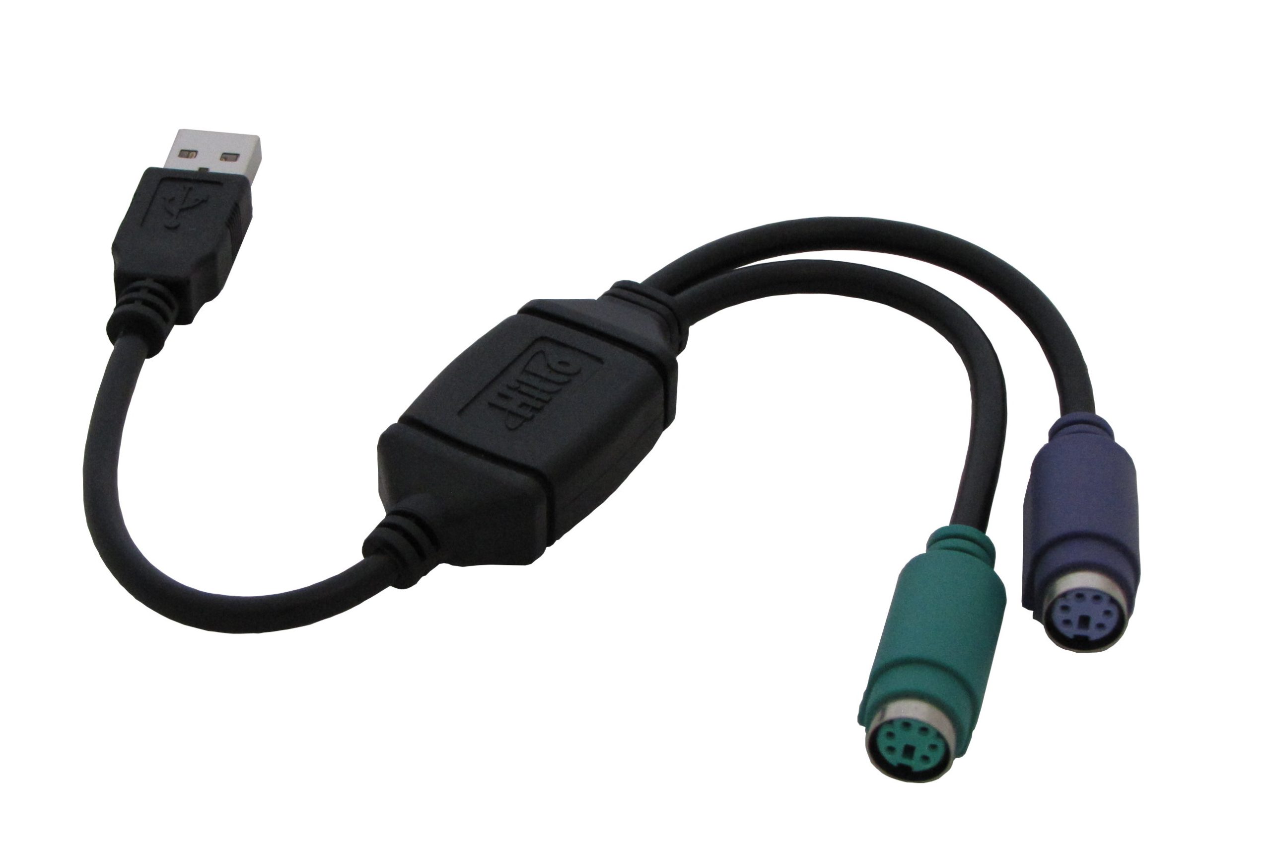 Cabo Adaptador Usb Macho X 2 Ps2 Femea Teclado E Mouse - Imagem 2