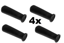 Kit com 4 Manopla Mesa De Pebolim totó 5/8 Varão Embutido