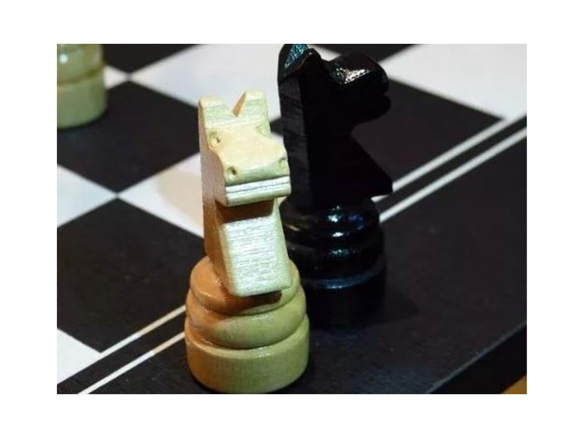 Peças Para Jogo De Xadrez Em Madeira Maciça Oficial - Imagem 2