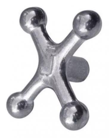 Cruzeta Aluminio / puxa Saco P/ Taco Sinuca Snooker Giz