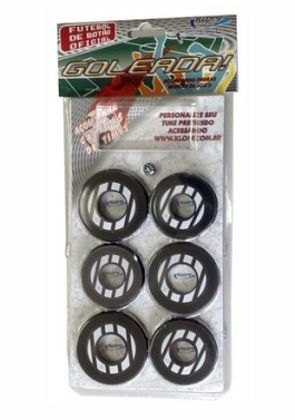 Jogo , Time de futebol de botão Preto e Branco Klopf 4093