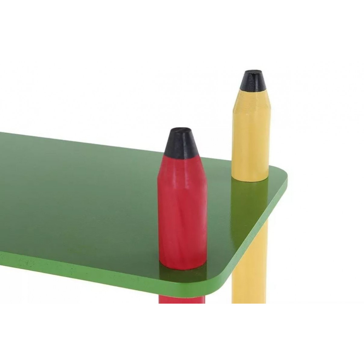 Estante Prateleira Colorida Tipo Lápis em Madeira 24 Peças - 0,63 x 0,10 x 0,31 - Imagem 6