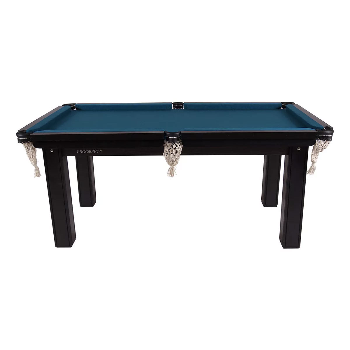 Mesa Sinuca Bilhar Tecido Azul 15mm MDF - Imagem 2