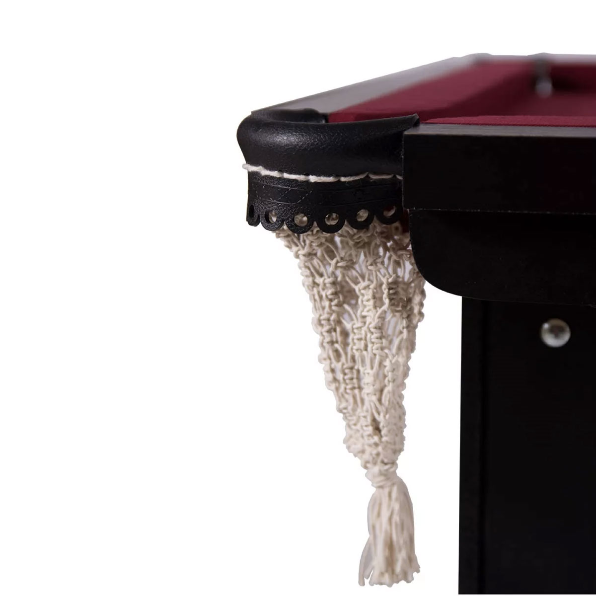 Mesa Sinuca com Acessórios Tecido Vinho Tampo MDF 1,87 x 1,08 - Imagem 4