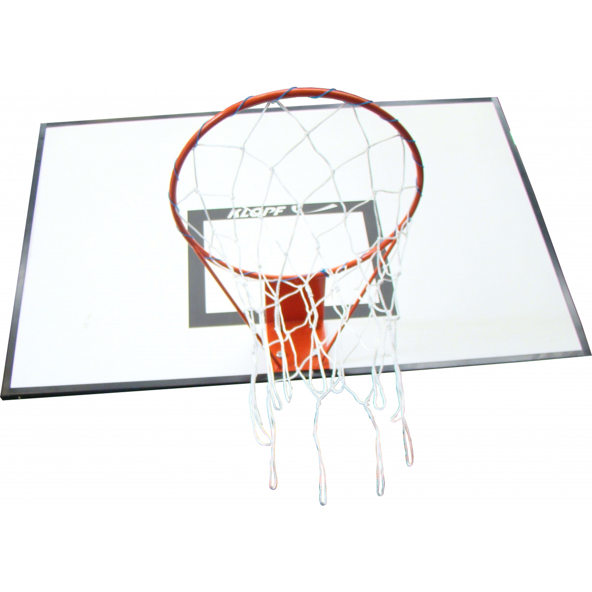 Par de Tabelas Basquete Juvenil 1,20 x 0,80 c/ Aro + Rede Klopf 1023 - Imagem 2