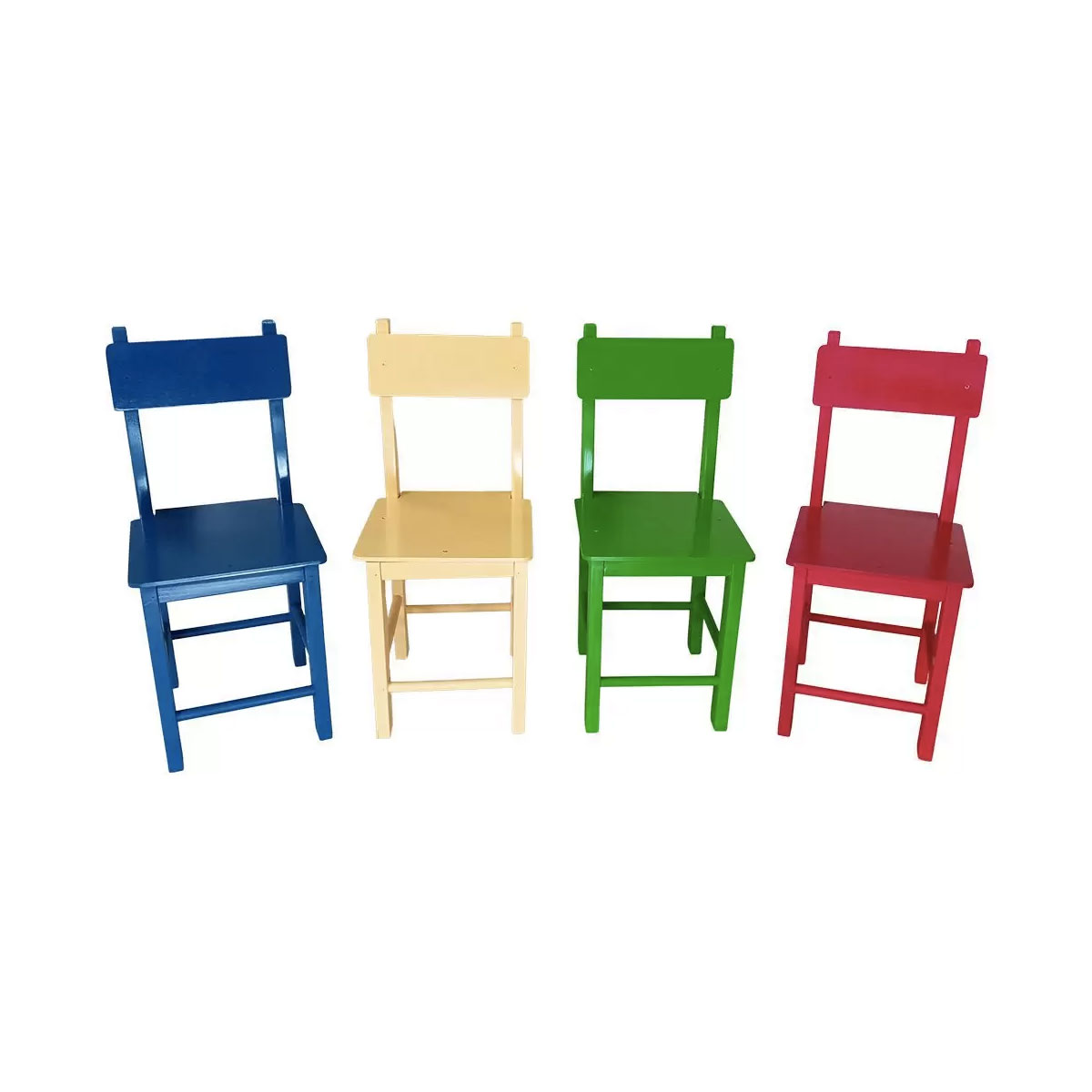 Mesa Infantil com 4 Cadeiras de Madeira e MDF - 60 x 60 x 55 cm. - Imagem 8